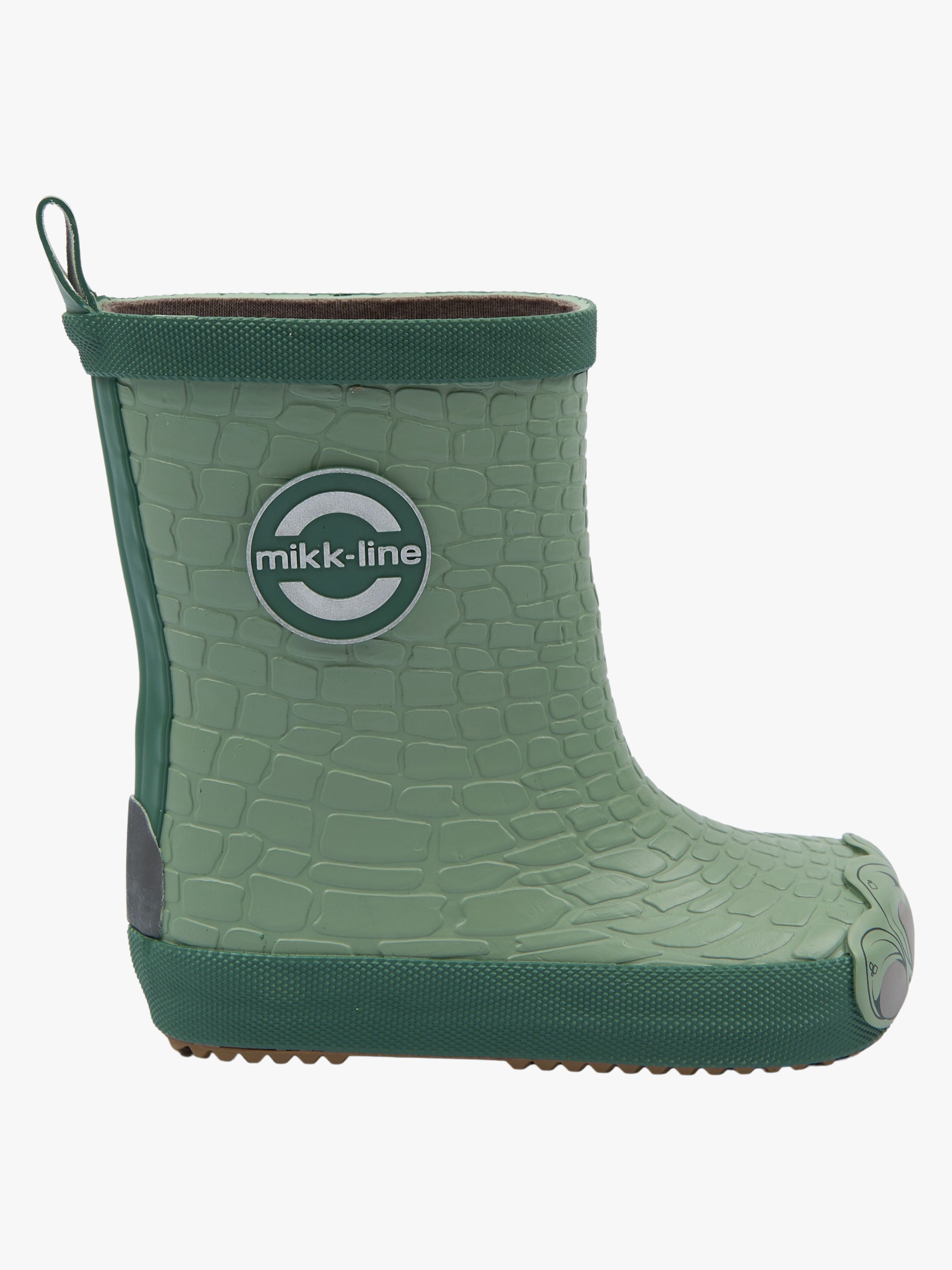 Mikk-Line Barefoot Dragon Gummistövlar, Green Milieu, 29